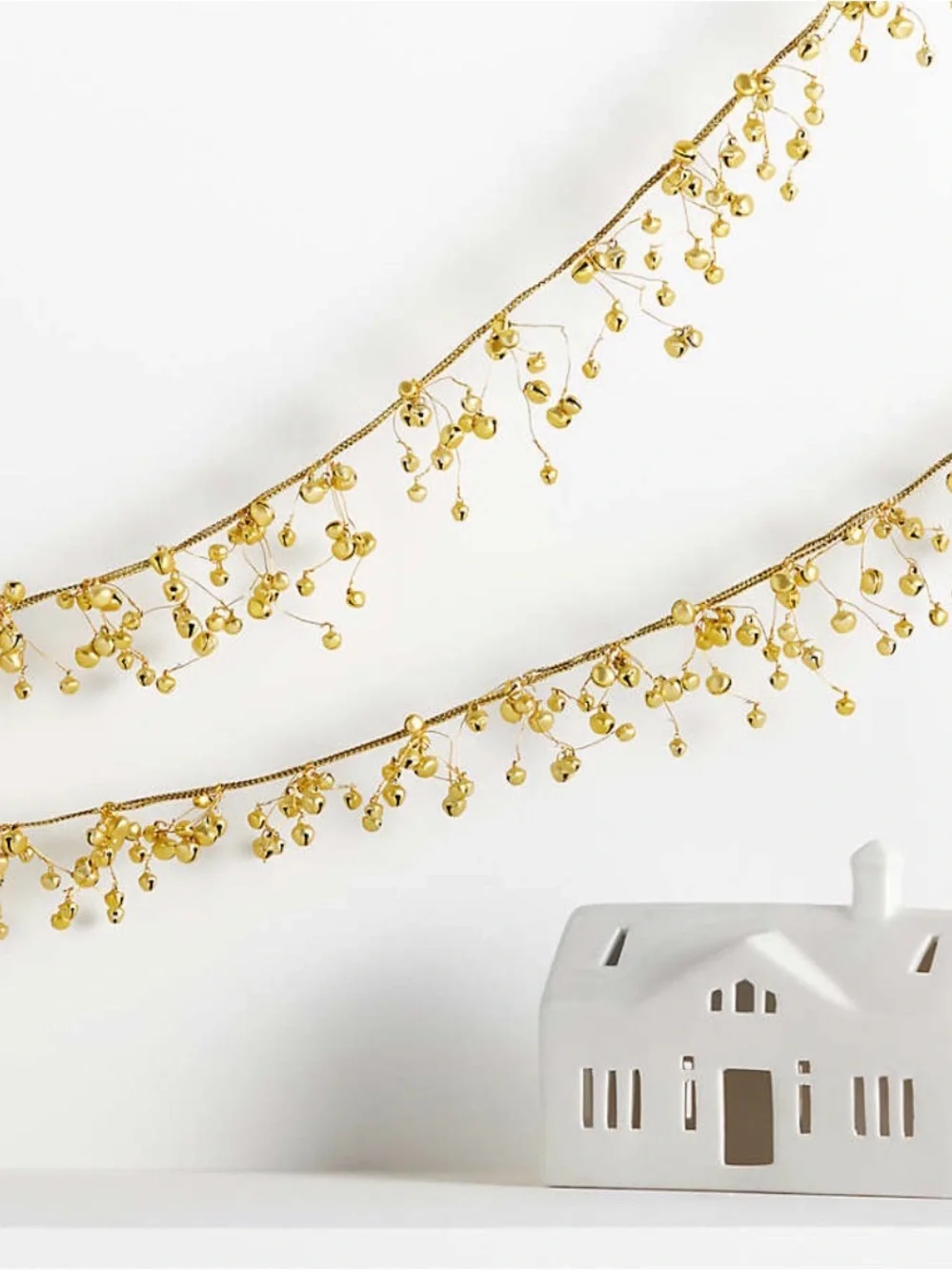 Crate&Barrel shiny metallic